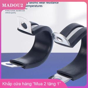 [COD] MADOU2 5PCS 6mm-20mm thép không gỉ cao su lót P Clip r-loại Ống kẹp cáp gắn ống Ống kẹp ống kẹp cố định kẹp