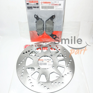PIRINGAN REM CAKRAM DEPAN YAMAHA JUPITER Z 5TP + DISPAD KAMPAS REM 3C1 mx vega r vega zr r new fizr