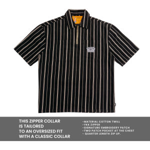 RIMC Kava Zipper Collar Polo Shirt