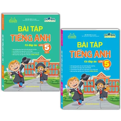 Combo 2c global success - Bài tập tiếng anh lớp 5 (tập 1 và 2) có đáp án