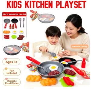 **Malaysia Seller** Mini Cooking Simulation Kids Pretend Play Kitchen Toys Set Dapur Kanak Mainan Masak Kids Pretend Toys