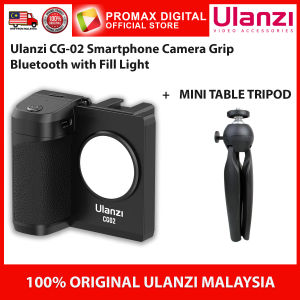 READY STOCK !! Ulanzi CG02 Bluetooth Smartphone CapGrip FREE MINI LED + TRIPOD (ORIGINAL ULANZI)