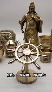 Giá đỡ nhang bằng đồng Ruyi giá đỡ nhang khay nhang đồ trang trí giá đỡ nhang cho quầy hàng đường phố đền thờ Mu Lue Tang Teng Kang Qian sử dụng cho văn phòng và gia đình