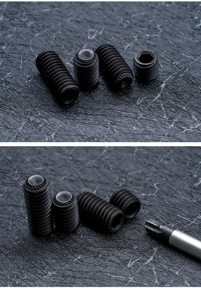 4) 1 inch 3/8-16 Hex Headless Steel .34 oz.ea. Pool Cue Weight Bolts