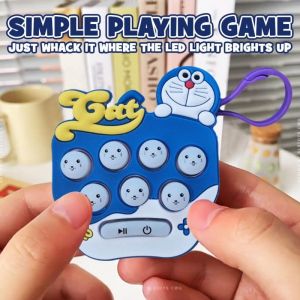 Sanrio Móc Khóa Trò Chơi Điện Tử mini whack-a-mole melody pop it