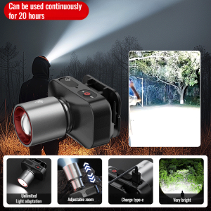 โคมไฟกลางแจ้ง แบบพกพา เลเซอร์สีขาวระเบิด ไฟฉาย การปรับแหล่งกําเนิดแสงหลายระดับ ไฮไลท์ยิงไกล