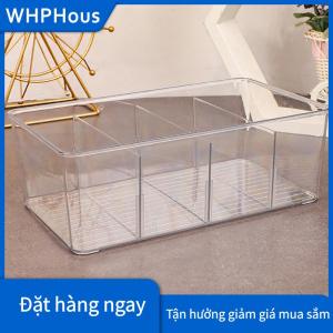 WHPHous Trà túi lưu trữ Hộp văn phòng đa chức năng lưu trữ hộp với nắp Acrylic tổ chức Cà phê túi ngăn hộp