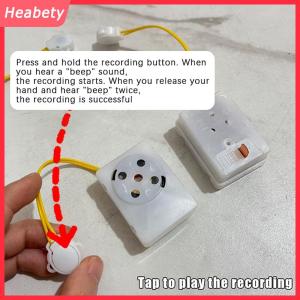 Heabety Hộp thoại cho thú nhồi bông mô-đun âm thanh ghi âm đồ chơi sang trọng ghi âm Thiết bị ghi âm thiết bị với giọng nói rõ ràng