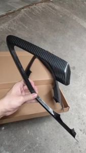 mv1 For Nissan GTR R35 2008-2016 Real Carbon Fiber Car Inner Door Handle Panel Trim Cover Car Interior Modification Accessories R6Q3P