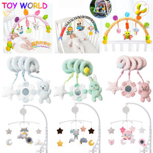 Bé Lục Lạc Bé Đồ Chơi Âm Nhạc Di Động Đồ Chơi Động Vật Mềm Trẻ Sơ Sinh/Trẻ Sơ Sinh Đồ Chơi Giáo Dục Cho Giường/Trẻ Sơ Sinh/NÔI/Spiral Đẩy Trẻ Sang Trọng Cho Đồ Chơi Trẻ Em 0-12 Tháng