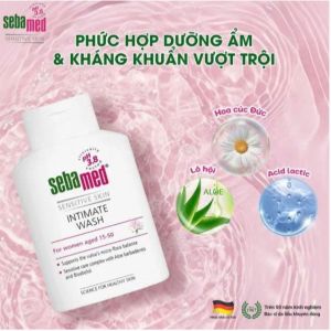 Dung Dịch Vệ Sinh Phụ Nữ Dạng Gel Sebamed Feminine Intimate Wash pH3.8