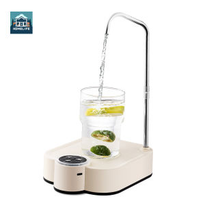 Electric Water Bottle Dispenser Pump with Rotatable NozzleUniversal Automatic Drinking Water Pump for Home Office