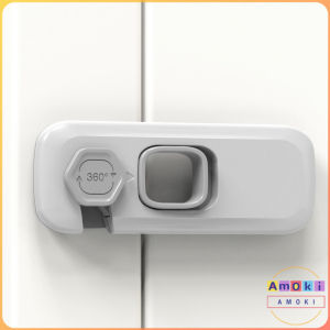 Amoki Self-adhesive Baby Locks for Cabinets Drawers and Fridges