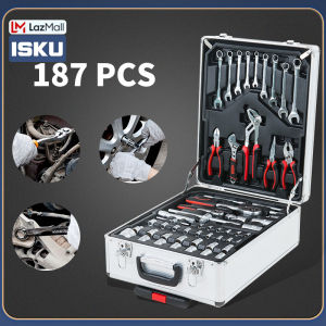 ISKU Set Alat 187 Buah Set Perkakas Rrumah Fitur Lengkap Dan Serbaguna Tool Kit Set 187 PCS