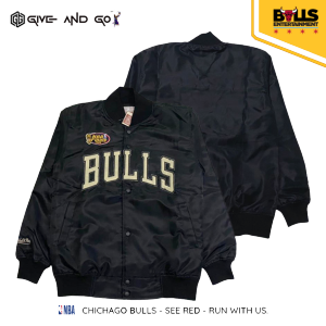 Jaket Varsity Pria Wanita Chicago Bulls Team NBA Series Full Bordir Premium - Jumpshot