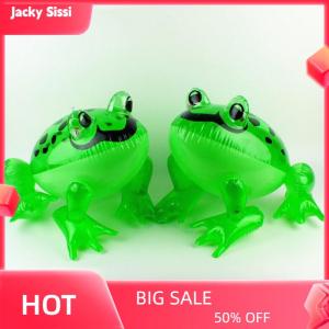 Jacky Phát sáng Inflatable màu xanh lá cây nảy ếch cóc Ballon rừng động vật đồ chơi vui trẻ em bên món quà sinh nhật trang trí đám cưới