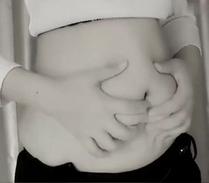 Highwaisted abdominal lift buttocks postpartum cotton panties silk girdle abdominal pants