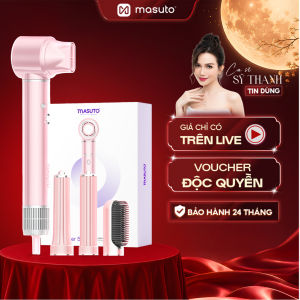 Máy Sấy Tóc Tạo Kiểu 5in1 Masuto AirStyler Đa Chức Năng Công Nghệ Ion Giảm Hư Tổn Tóc 1300W