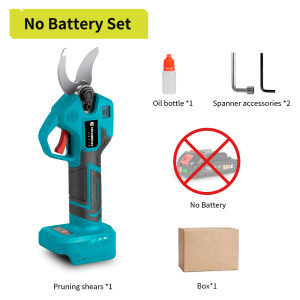30mm Electric Pruning Shears Brushless 4 Gear Cordless Pruning Shears Trimmer Garden Fruit Tree Bonsai Beautify Tool For Makita 18V-21V Battery