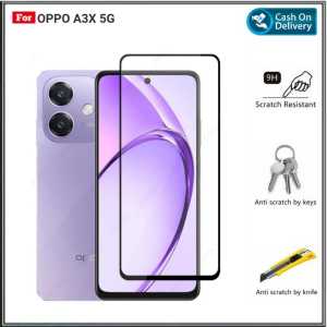 Tempered Glass Oppo A5 4G 5G A5i Pro A3X 4G/5G A3 Pro 5G A77s Oppo A17 Tempered Glass Full Layar