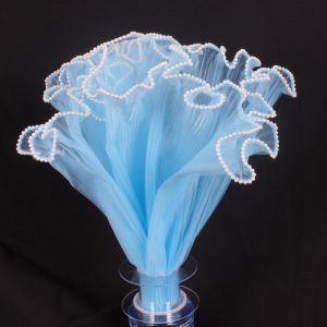 NOBLEE Wave Yarn Flower Wrapping Cloth Handmade Bouquet Pearl Lace Gift Wrapping Mesh  Romomatic Roll Flower Bouquet Wrapping For Valentines Day Wedding