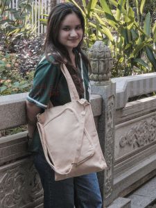 SATU ALAT Tas Selempang + Tote Bag HARANA 100% Canvas Premium Tebal Tas Kanvas