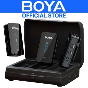 BOYA BY-XM6-K1 / K2 Wireless MIcrophone Lavalier Mic for Smartphone / Camera / Computer