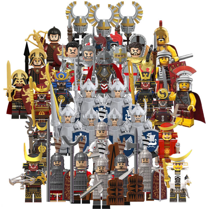 Ancient Soldiers Minifigures Ancient China Soldiers Temple Knight ...