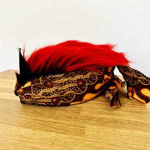 Iket Kepala Madura/ Blangkon Rambut Palsu Jawa/Topi udeng rambut palsu Bali pria /Iket Sunda Pria