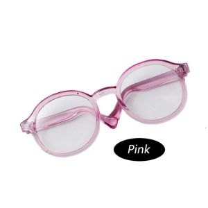 YUBAGUANB Doll Accessory Transparent Plastic Glasses Plastic Transparent Doll Round Glasses Doll Eyeglasses Round Doll Mini Glasses Kids Gift