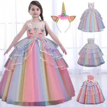 7 years old girl gown best sale