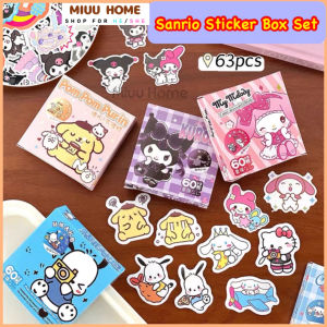 Sanrio Sticker Kuromi Cinnamoroll Hello Kitty Melody Pom Pom Purin Pochacco Sticker for Kids