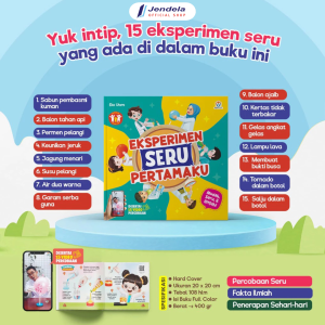 Buku Anak Sains Eksperimen Seru Pertamaku 15 Eksperimen Sains Buku Edukasi Anak SD Hard Cover Ziyadbooks