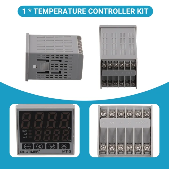 PID Temperature Controller Kit Intelligent Digital Display Temperature ...