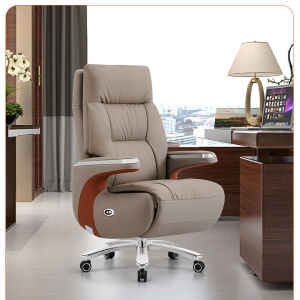 Ghế sếp điện thông minh tự động điều chỉnh ghế giám đốc bọc da cao cấp có ngả lưng gác chân