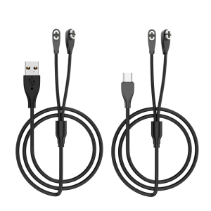 Flexible Magnetic Charging Cable Replacement for Wireless Headsets Charging Cable with Magnetic Connectors Power Wire