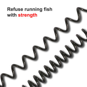 hananre Fishing Rope Anti-lost Spiral Spring Lure Pliers Lanyard Wire Spring Rope Elastic Stretch Tether Fishing Accessories