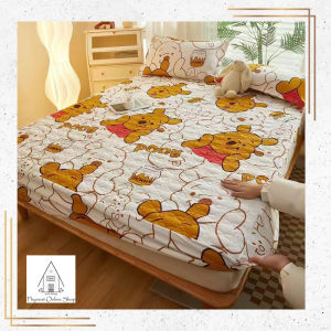Bed SheetMattress Pad Protector CoverBreathable Noiseless Quilting ProcessThicken Solid Color Modern Style