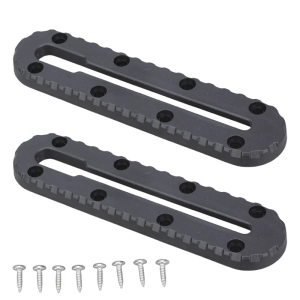 2Pcs Kayak Slide Track Rail Bracket Kayak Accessories Mount Track Fishing Rod Holder Mounting Base Rack Easy to Use