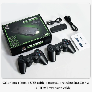 [24h Delivery] M8 Video Game console 4KGames Set 2 Controllers Stick Retro-Games Built-In 20000 GAME