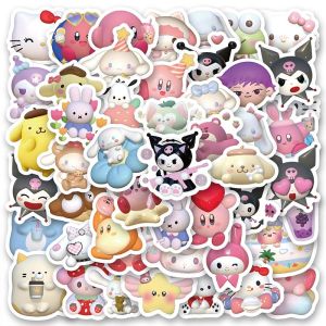 105ชิ้นการ์ตูน Sanrio My Melody Hello Kitty Kuromi สติ๊กเกอร์ DIY โทรศัพท์ตู้เย็นแล็ปท็อปสติ๊กเกอร์น่ารัก