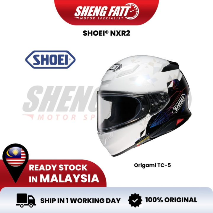 SHOEI NXR2 Origami TC-5 Full Face Helmet Lightweight Pure Sport