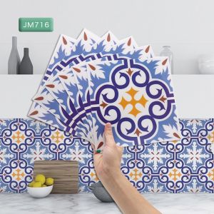 สติกเกอร์ติดผนังกระเบื้องโมเสค สติกเกอร์ติดห้องน้ำ กระเบื้องห้องน้ำ วอลเปเปอร์ครัว