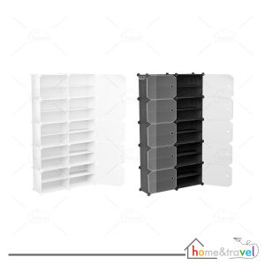 𝗛𝗢𝗩𝗘𝗟𝗦𝗛𝗢𝗣 Rak Sepatu Anti Debu Tertutup Susun Portable Lemari Multifungsi Penyimpanan Serbaguna