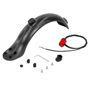 Easy Install 4 Hole Rear Mudguard Weather Resistant Rear Mudguard Quick Installation for 8.5 Inch Electric Scooters