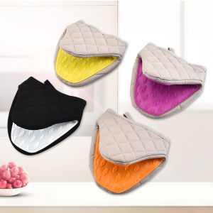 ถุงมือผ้าบุซิลิโคน กันความร้อน ถุงมือกันร้อน ถุงมือไมโครเวฟ ถุงมือกันความร้อน ถุงมือ ถุงมือเตาอบ ถุงมืออบขนมปัง ถุงมือจับของร้อน