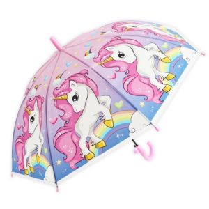 Cartoon Umbrella for Kids Girls Sunscreen Umbrella Lightweight Portable Sunny Rainy General Purpose