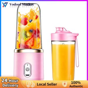Rechargeable Portable Blender with Ice Crush Function 400ml Sports Bottle and Multi-Function Food Processor for Home Use