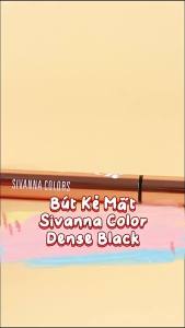 Kẻ mắt Sivanna Colors Dense Black Fine Eyeliner HF934