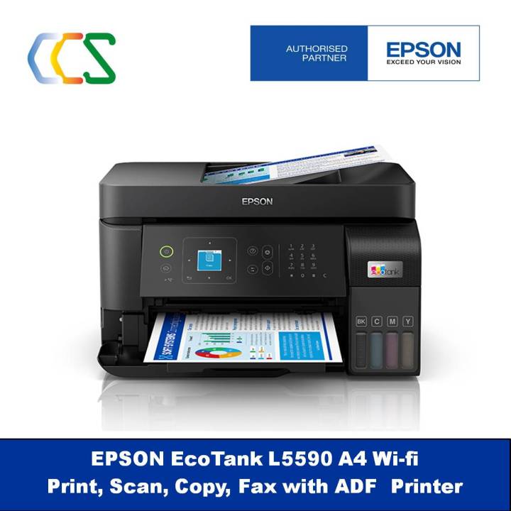 Epson EcoTank L5590 A4 Wi-Fi All-in-One Ink Tank Printer 5590 L5590 ...